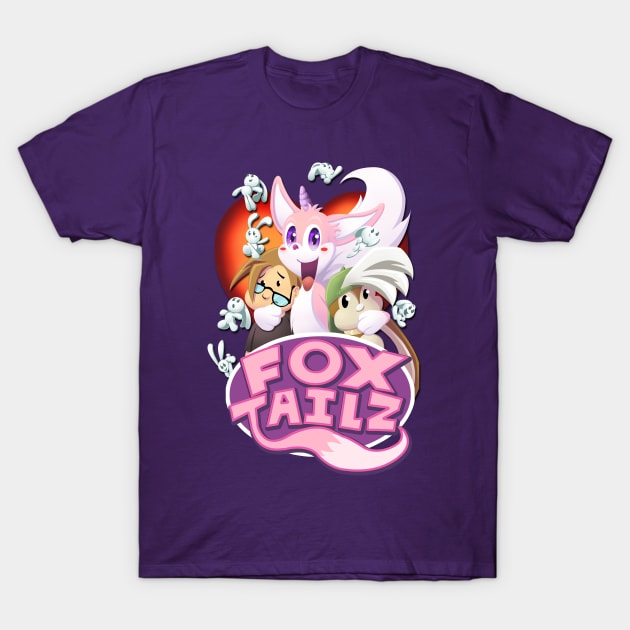 Gizmo and Bunny in Fox Tailz T-Shirt by BackOfTheComicShopT